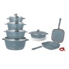 سرویس قابلمه گرانیتی لایف اسمایل مدل LIFEP7 شامل 12 پارچه - LIFE SMILE LIFE7-12 Cookware Set