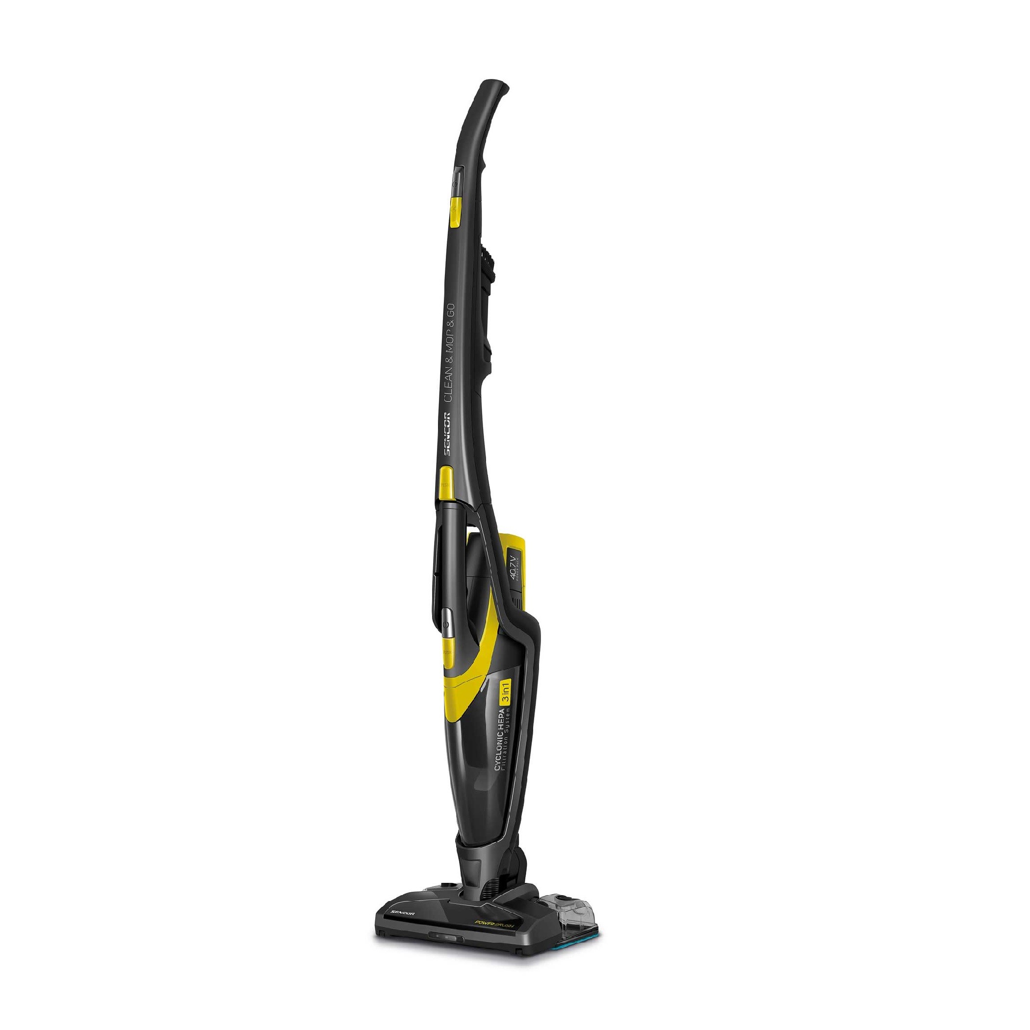 جارو شارژی سنکور مدل SVC 0741 YL - SENCOR SVC 0741YL Cordless Vacuum Cleaner With Mop