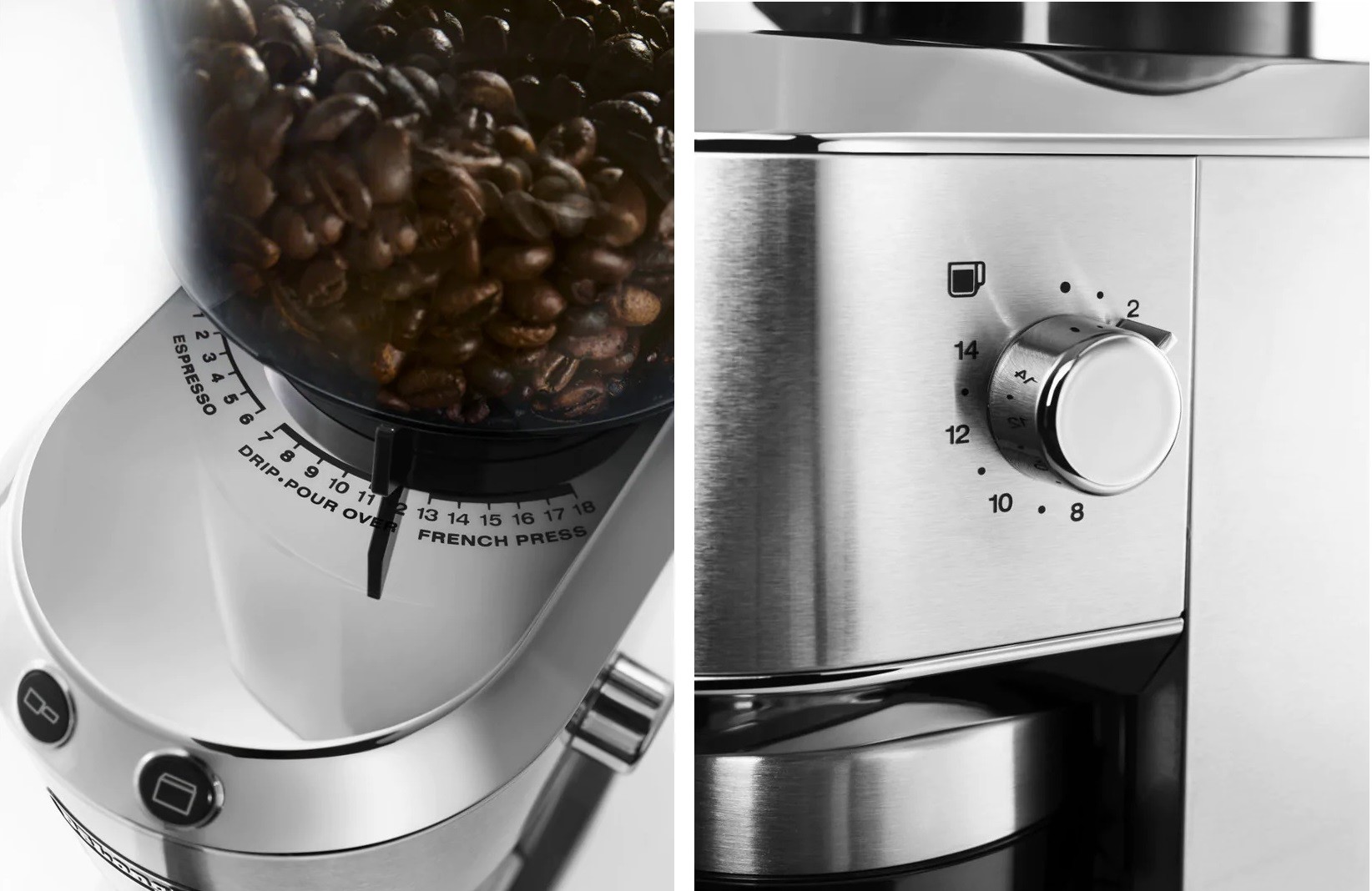آسیاب قهوه دلونگی مدل KG 520 M تنظیمات