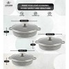 سرویس تابه گرانتی لایف اسمایل مدل Lifep7 SHR6 3 - Lifesmile Lifep7 SHR^ 3 Fry Pan Set