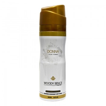 اسپری بدن زنانه وودی سنس مدل Donna دونا 200 میلی لیتر - woody Sence Donna Body Spray For Women