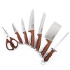 سرویس چاقو آشپزخانه لایف اسمایل مدل NSEL 3 - LIFE SMILE NSEL-3 Stainless Steel Knife Set