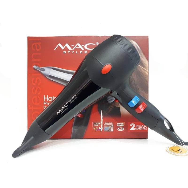 سشوار مک استایلر مدل MC 6637 با توان 2000 وات - MAC Styler MC6637 Professional Hair Dryer