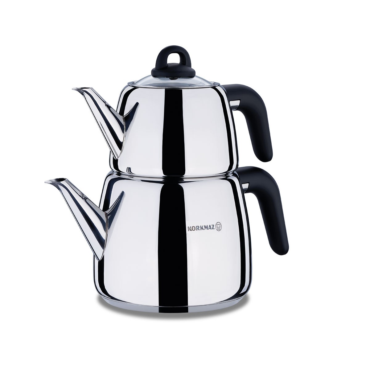 کتری و قوری کرکماز مدل Bella A045 - Korkmaz Bella A 045 Kettle and Teapot