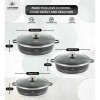 سرویس تابه گرانتی لایف اسمایل مدل Lifep7 SHR6 3 - Lifesmile Lifep7 SHR^ 3 Fry Pan Set