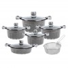 سرویس قابلمه گرانیتی لایف اسمایل مدل LIFEP2 شامل 11 پارچه - LIFE SMILE LIFE2-11 Cookware Set