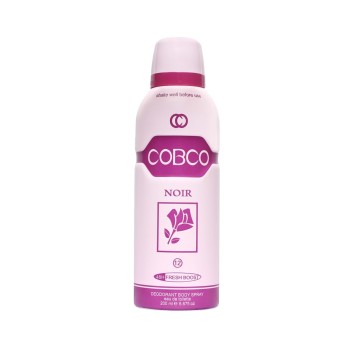 اسپری بدن زنانه کوبکو مدل نویر Noir حجم 200 میلی لیتر - Cobco Body Spray Noir For Women 200 ml