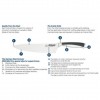 سرویس چاقو آشپزخانه عرشیا مدل K133 2629 - ARSHIA K133-2629 10 PCS Knife Set