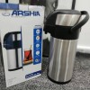 فلاسک پمپی عرشیا مدل AP110 2625 - ARSHIA AP110-2625 Stainless Steel Vacuum Air Pot 