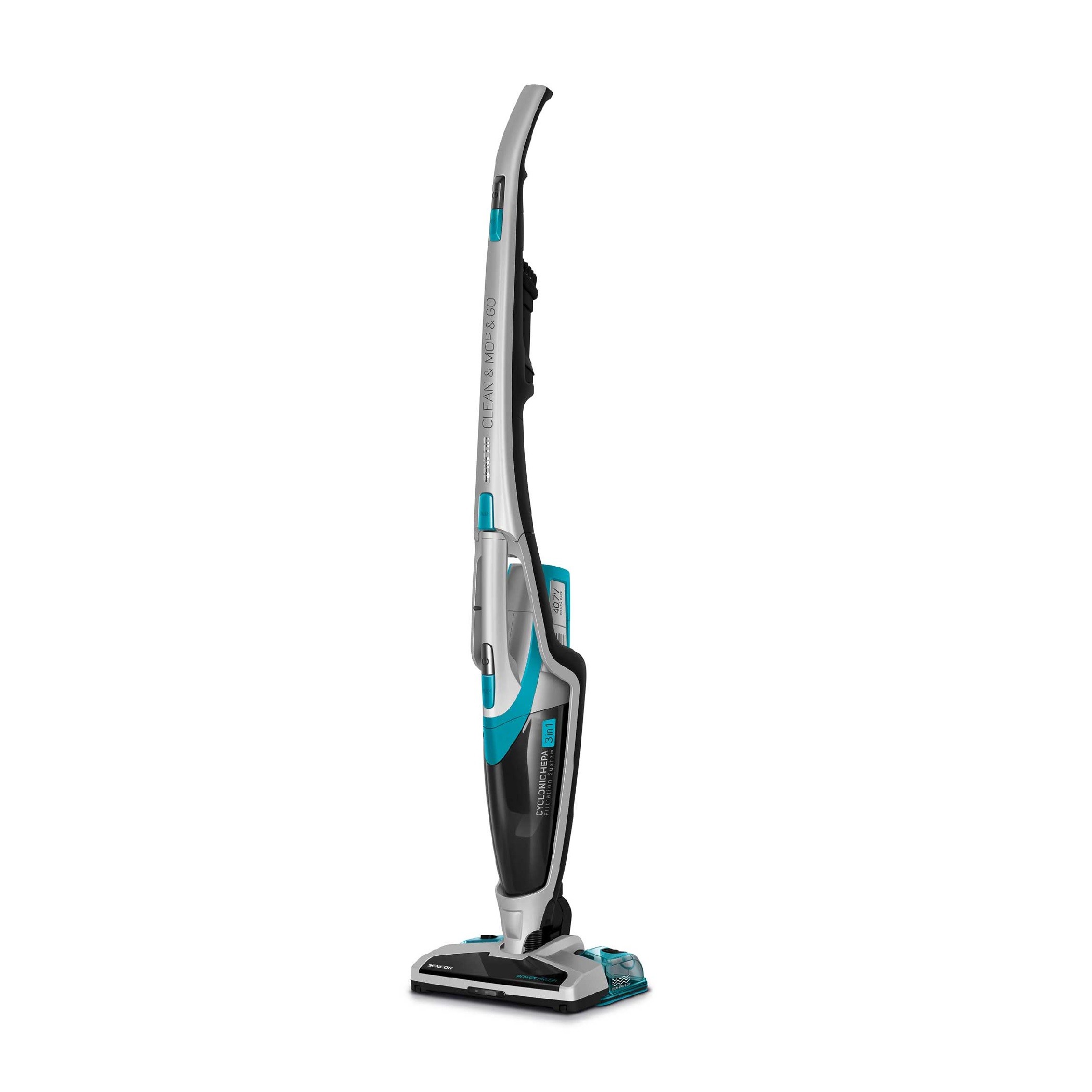 جارو شارژی سنکور مدل SVC 0740BL - SENCOR SVC 0740BL Cordless Vacuum Cleaner With Mop