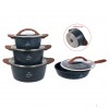 سرویس قابلمه گرانیتی لایف اسمایل مدل LIFEP5 شامل 8 پارچه - LIFE SMILE LIFEP5-10 CookWare Set